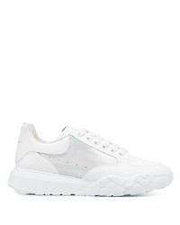 Baskets basses en cuir blanches Alexander McQueen