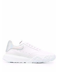 Baskets basses en cuir blanches Alexander McQueen