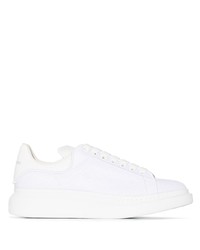 Baskets basses en cuir blanches Alexander McQueen