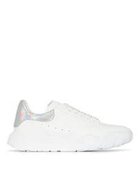 Baskets basses en cuir blanches Alexander McQueen