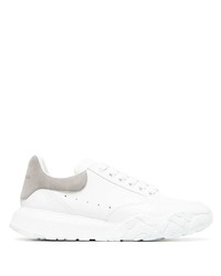 Baskets basses en cuir blanches Alexander McQueen