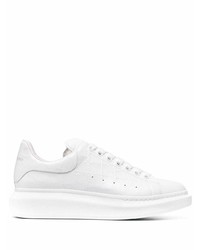 Baskets basses en cuir blanches Alexander McQueen