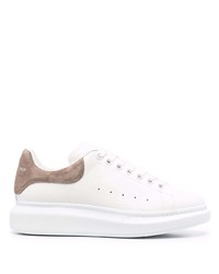 Baskets basses en cuir blanches Alexander McQueen