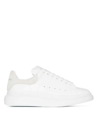 Baskets basses en cuir blanches Alexander McQueen