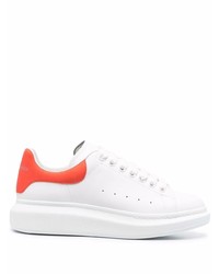 Baskets basses en cuir blanches Alexander McQueen