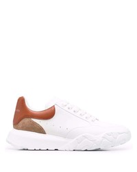 Baskets basses en cuir blanches Alexander McQueen