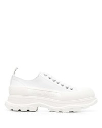 Baskets basses en cuir blanches Alexander McQueen