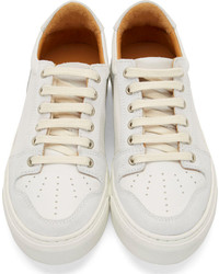 Baskets basses en cuir blanches Ami