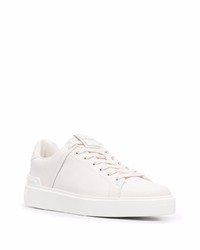 Baskets basses en cuir blanches Balmain