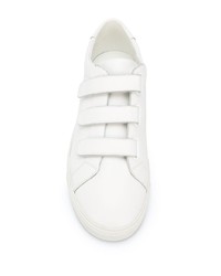 Baskets basses en cuir blanches Saint Laurent