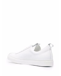 Baskets basses en cuir blanches Scarosso