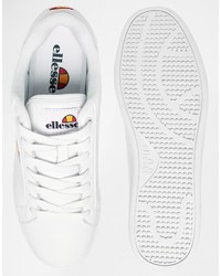 Baskets basses en cuir blanches Ellesse