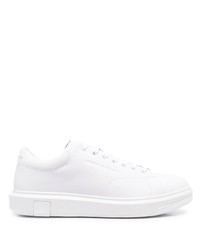 Baskets basses en cuir blanches Armani Exchange