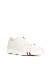 Baskets basses en cuir blanches Bally