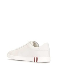 Baskets basses en cuir blanches Bally