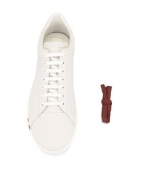 Baskets basses en cuir blanches Bally