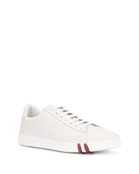 Baskets basses en cuir blanches Bally