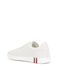 Baskets basses en cuir blanches Bally