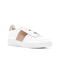 Baskets basses en cuir blanches Senso