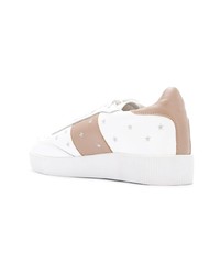 Baskets basses en cuir blanches Senso