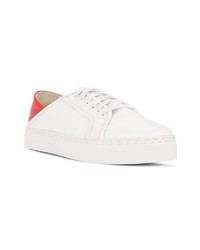 Baskets basses en cuir blanches Senso