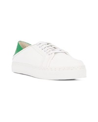 Baskets basses en cuir blanches Senso