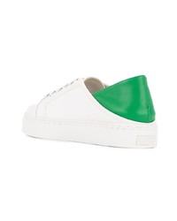 Baskets basses en cuir blanches Senso