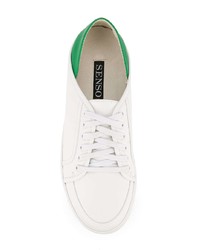 Baskets basses en cuir blanches Senso