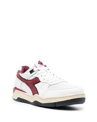 Baskets basses en cuir blanches Diadora