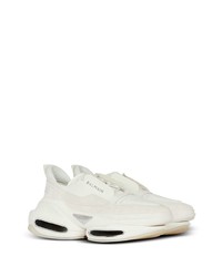 Baskets basses en cuir blanches Balmain