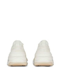 Baskets basses en cuir blanches Balmain