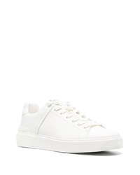 Baskets basses en cuir blanches Balmain