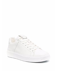 Baskets basses en cuir blanches Balmain