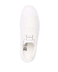 Baskets basses en cuir blanches Balmain