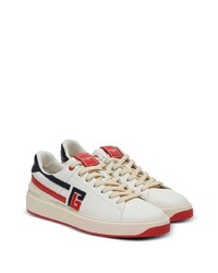 Baskets basses en cuir blanches Balmain