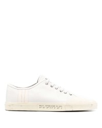 Baskets basses en cuir blanches Bally