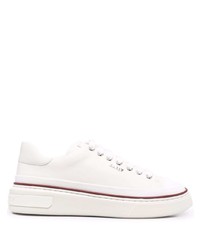 Baskets basses en cuir blanches Bally