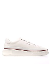 Baskets basses en cuir blanches Bally