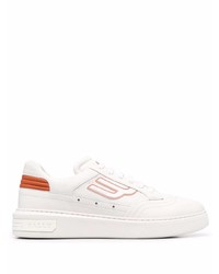 Baskets basses en cuir blanches Bally