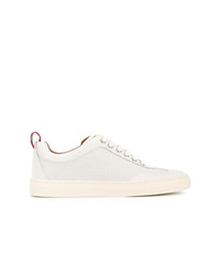 Baskets basses en cuir blanches Bally