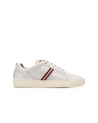 Baskets basses en cuir blanches Bally