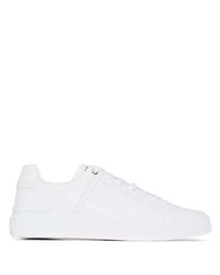 Baskets basses en cuir blanches Balmain