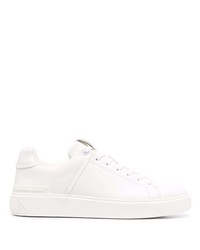 Baskets basses en cuir blanches Balmain