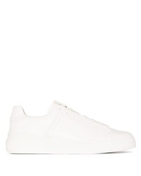 Baskets basses en cuir blanches Balmain