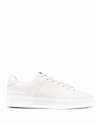 Baskets basses en cuir blanches Balmain