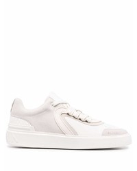 Baskets basses en cuir blanches Balmain