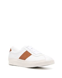 Baskets basses en cuir blanches Tom Ford