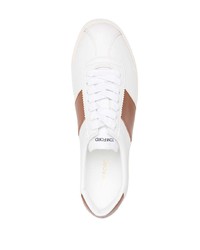 Baskets basses en cuir blanches Tom Ford