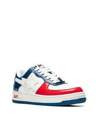 Baskets basses en cuir blanches A Bathing Ape