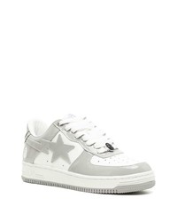 Baskets basses en cuir blanches A Bathing Ape